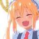 A screenshot from the anime version of Miss Kobayashi’s Dragon Maid.